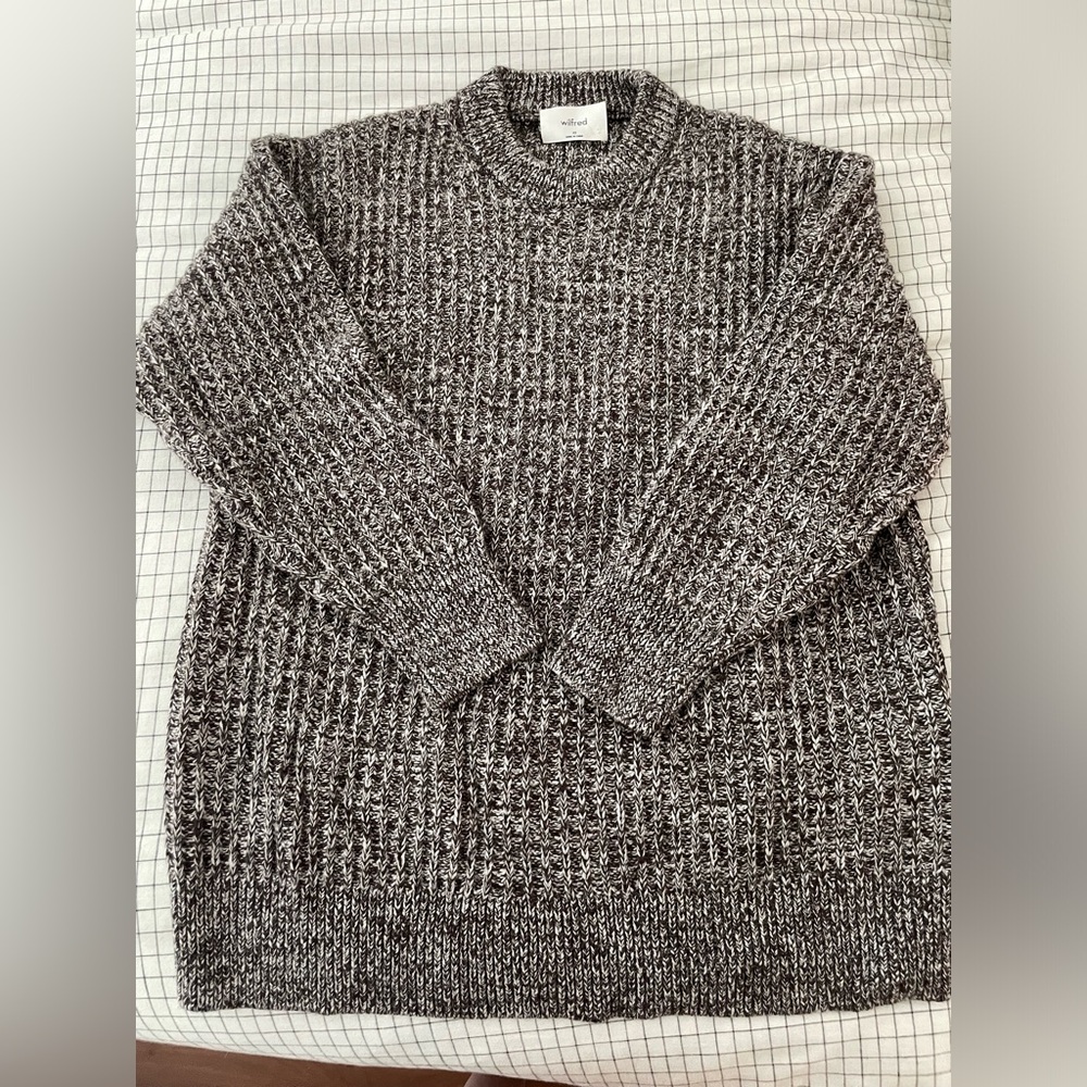 Ginette Wilfred wool sweater - heather brown